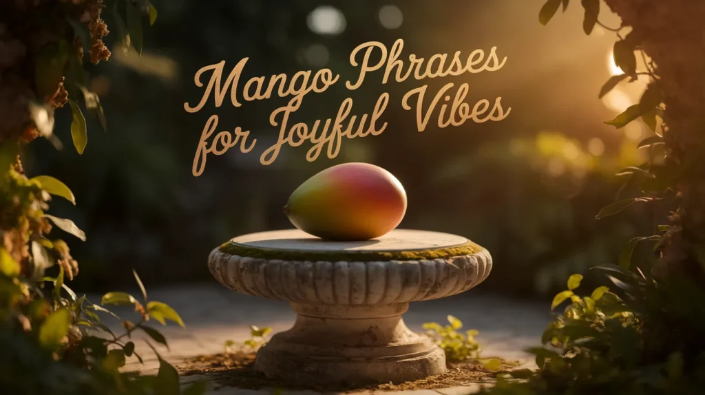Mango Phrases for Joyful Vibes