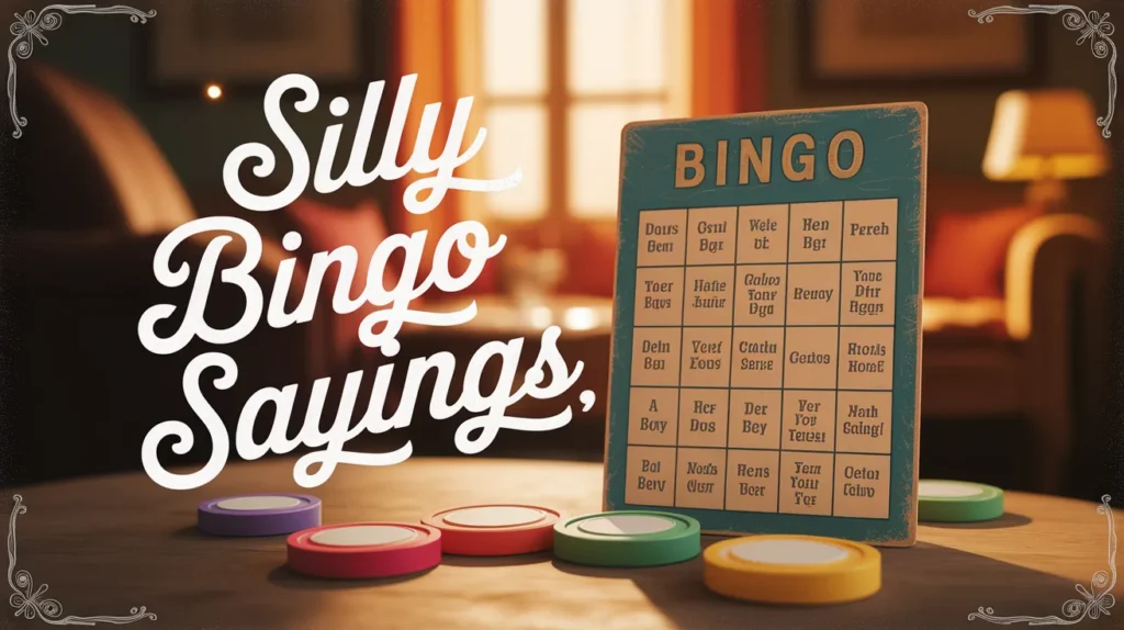 Silly Bingo Sayings