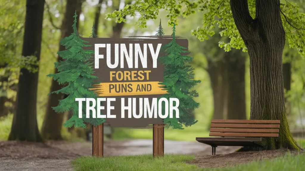 funny forest puns and tree humor