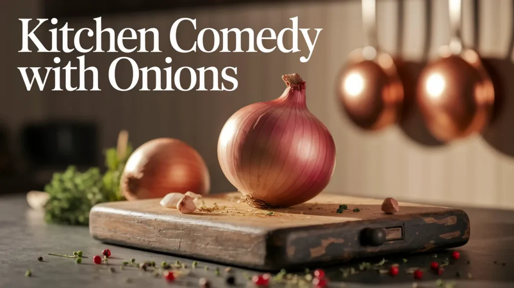 Kitchen Comedy with Onions