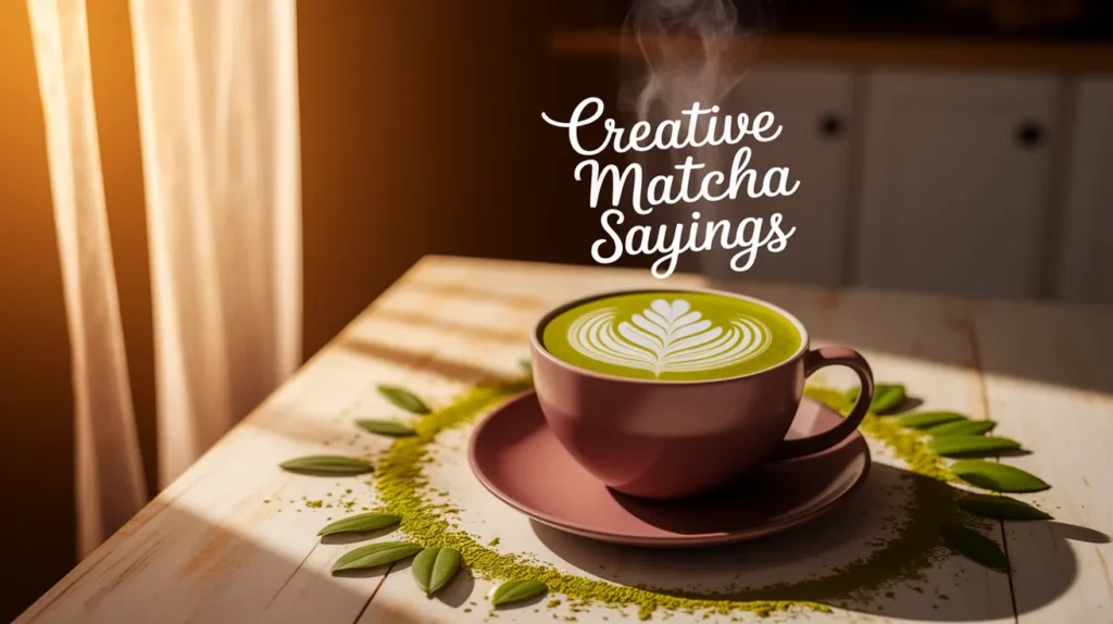 Creative Matcha Sayings