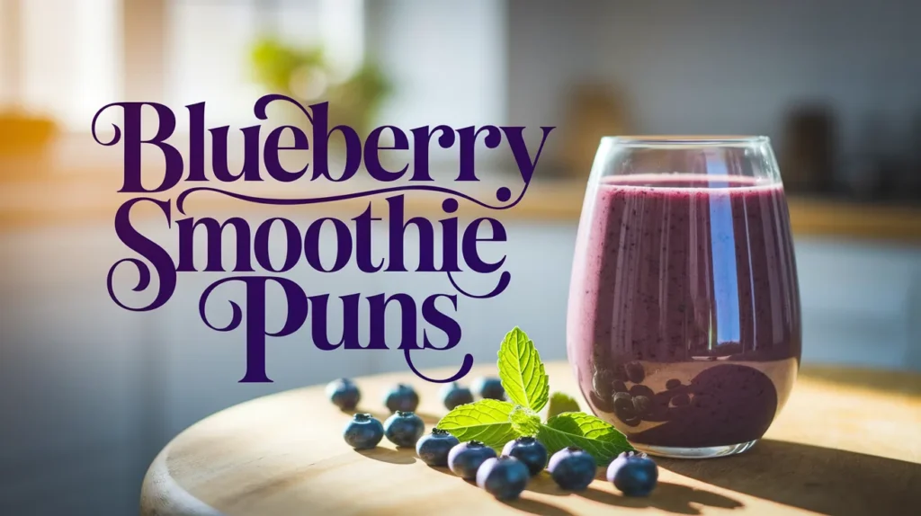 blueberry smoothie puns