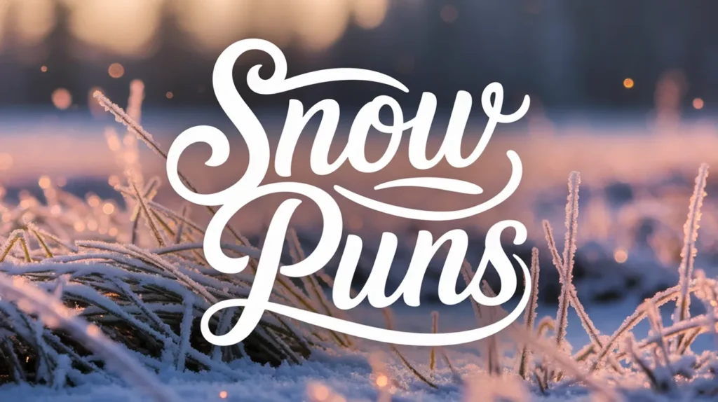 Snow puns