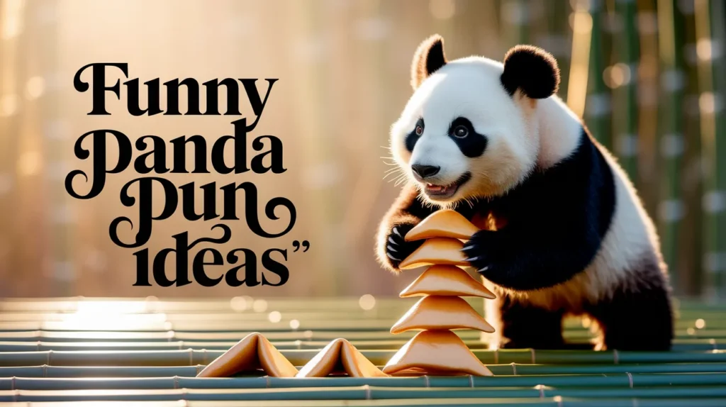 funny panda pun ideas