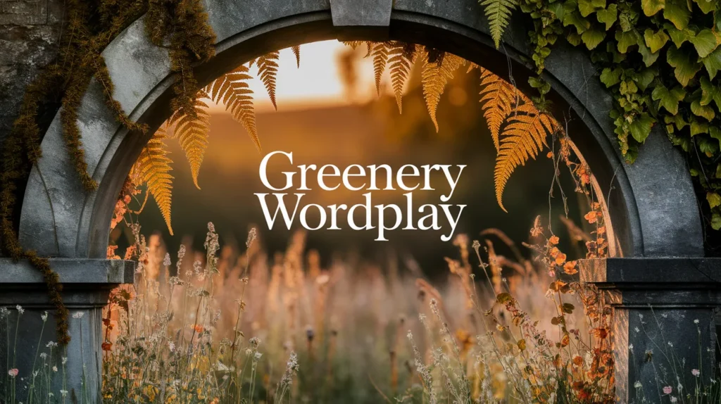 Greenery Wordplay