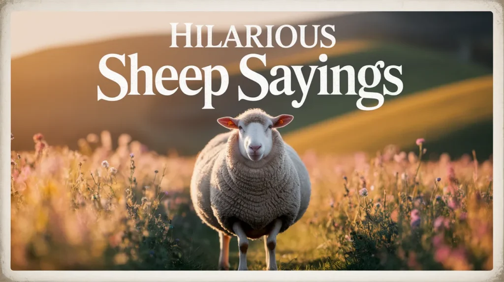 Hilarious Sheep Sayings