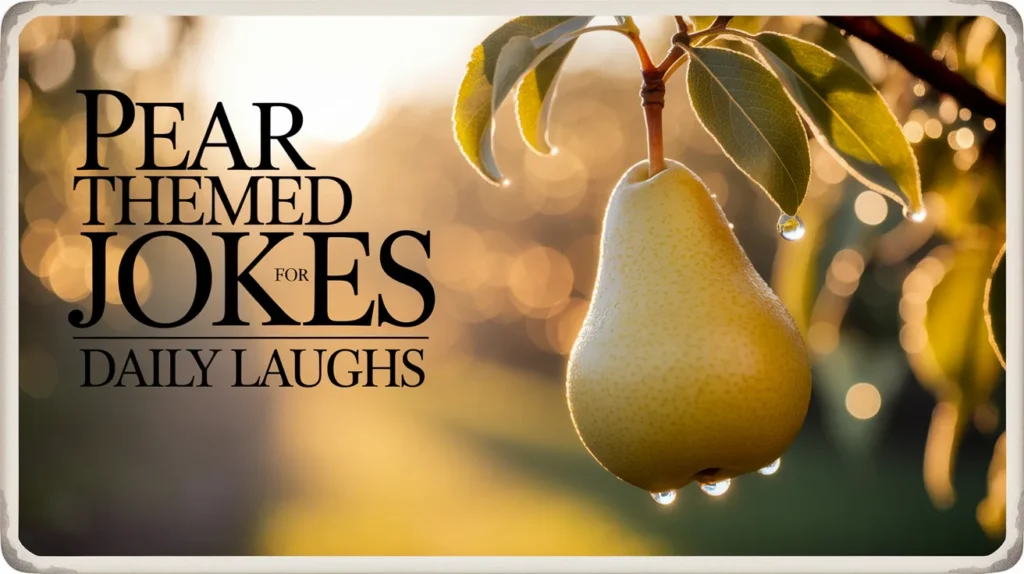 pear themed jokes for daily laughs