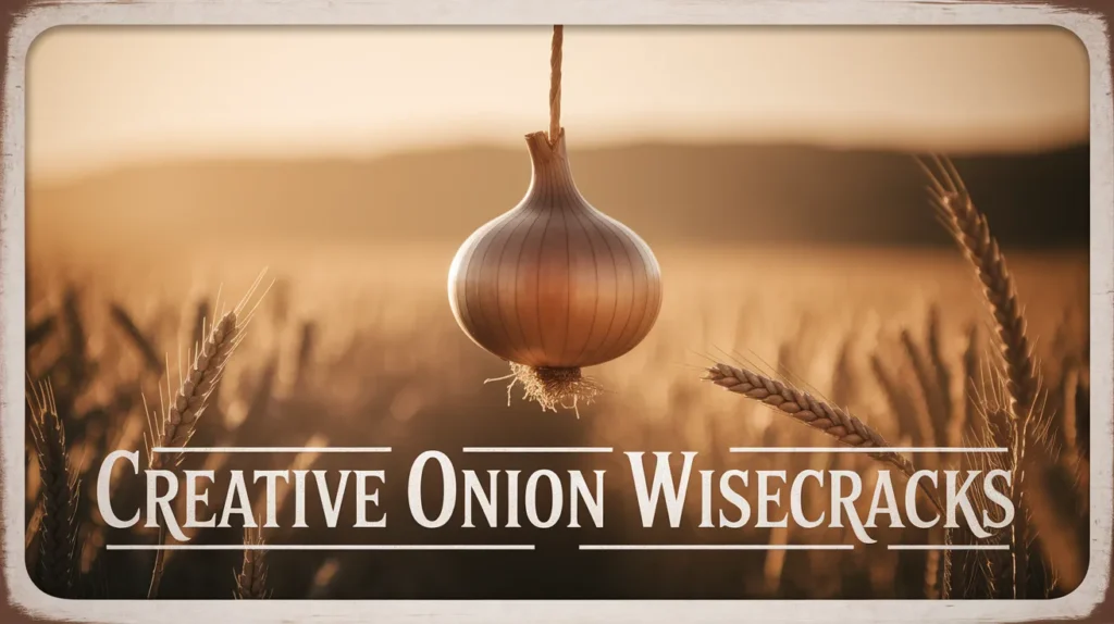 Creative Onion Wisecracks