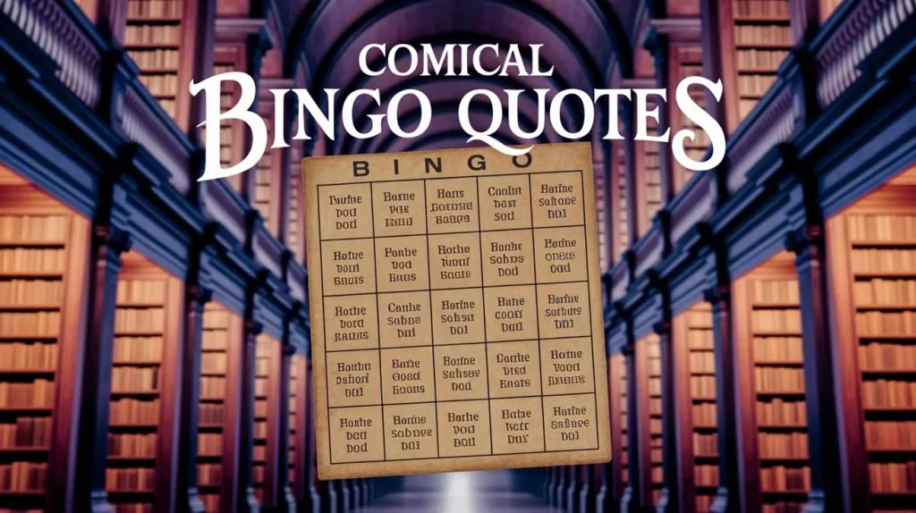 Comical Bingo Quotes