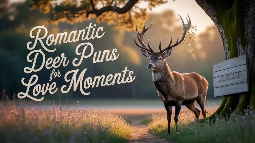 Romantic Deer Puns for Love Moments