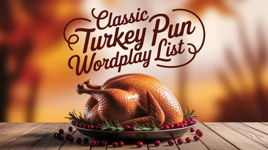 classic turkey pun wordplay list