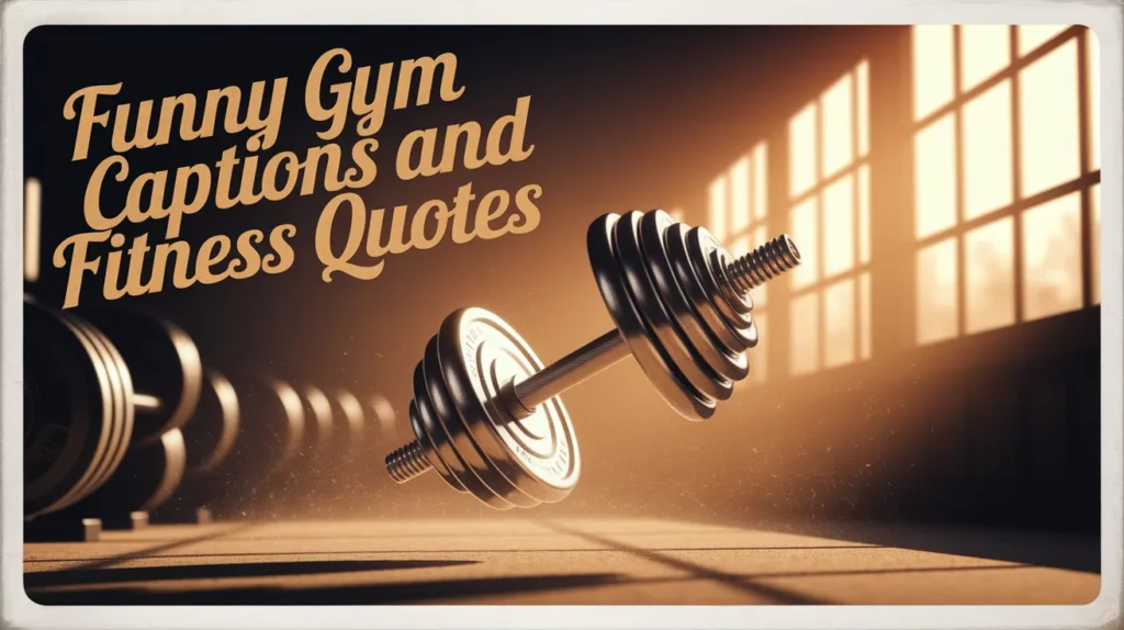 Funny Gym Captions and Fitness Quotes