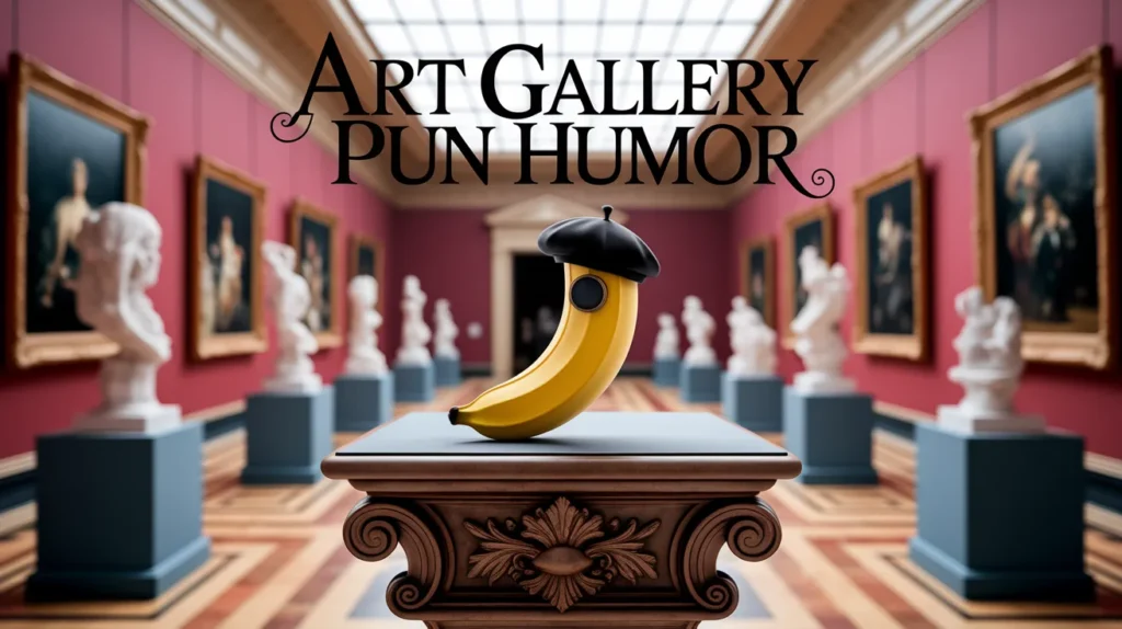 art gallery pun humor