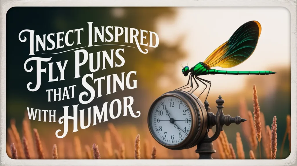 Insect Inspired Fly Puns That Sting with Humor