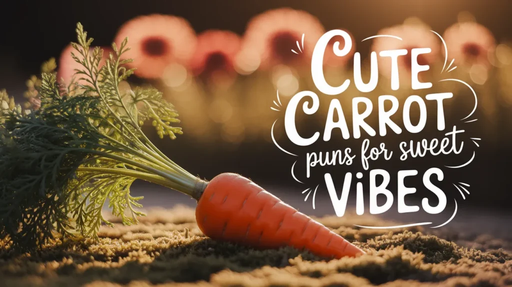 Cute carrot puns for sweet vibes