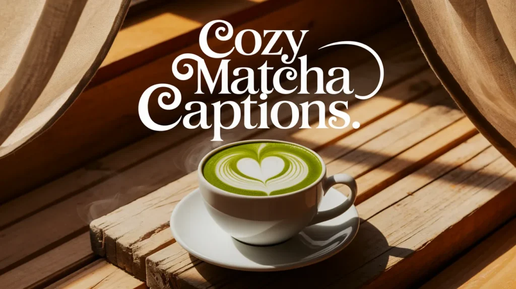 Cozy Matcha Captions