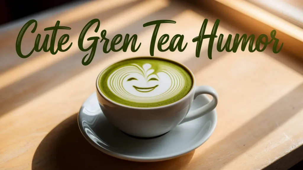 Cute Green Tea Humor