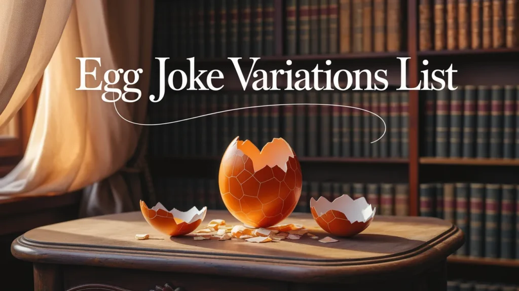 Egg joke variations list