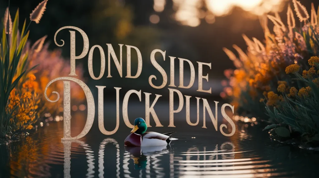 Pond Side Duck Puns