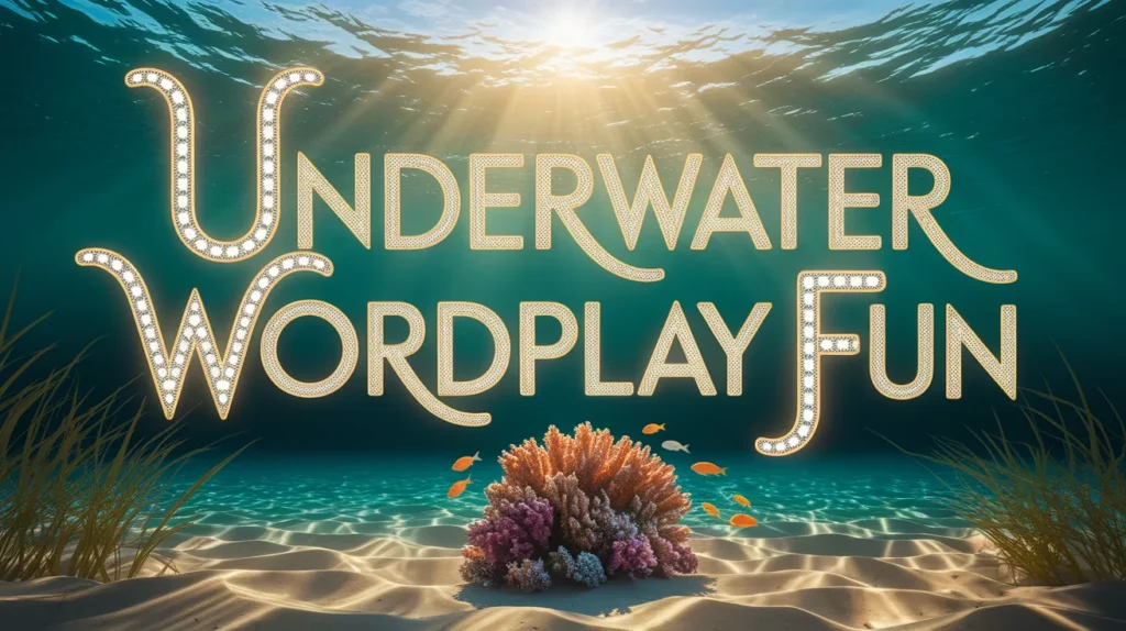 Underwater Wordplay Fun