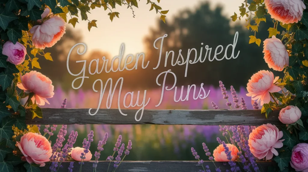 Garden Inspired May Puns