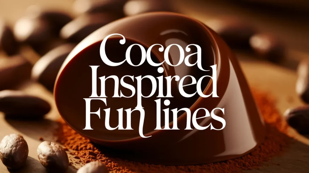 Cocoa Inspired Fun Lines