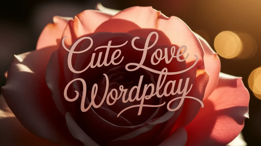 Cute Love Wordplay