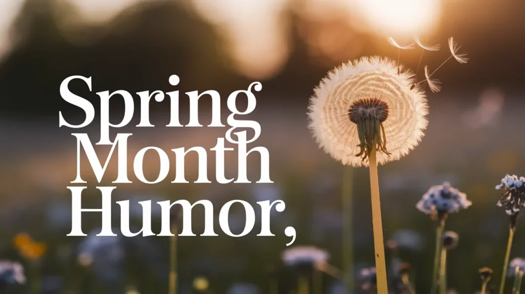 Spring Month Humor