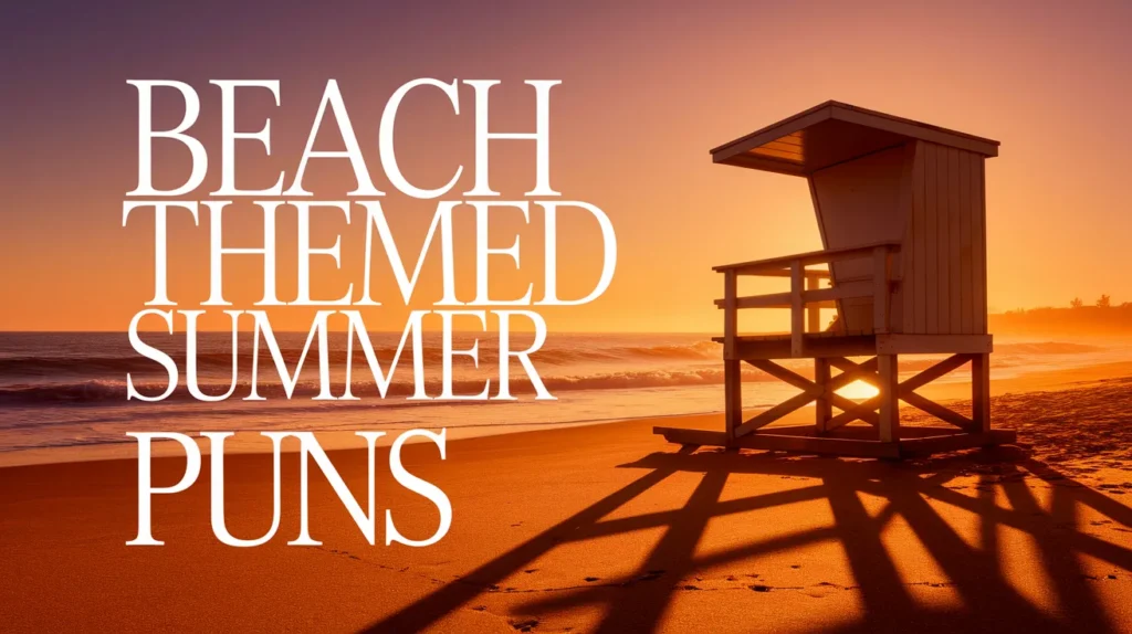 Beach Themed Summer Puns