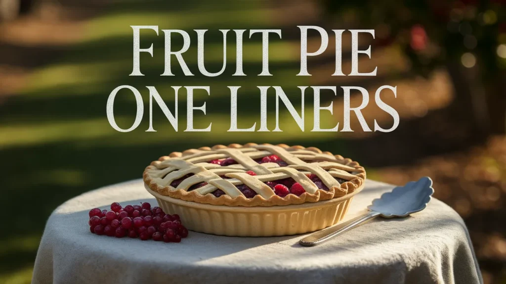 Fruit Pie One Liners