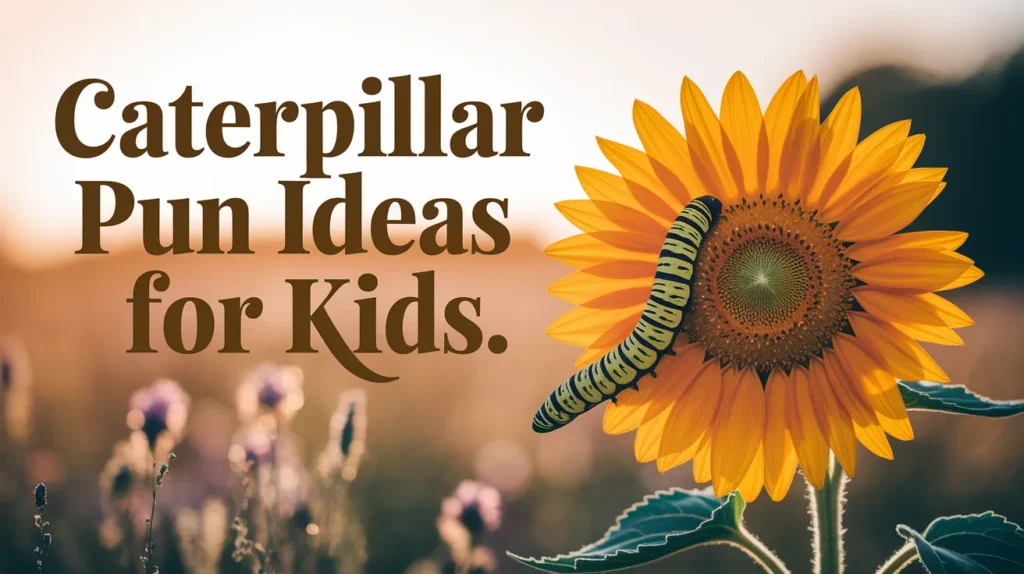 Caterpillar Pun Ideas for Kids