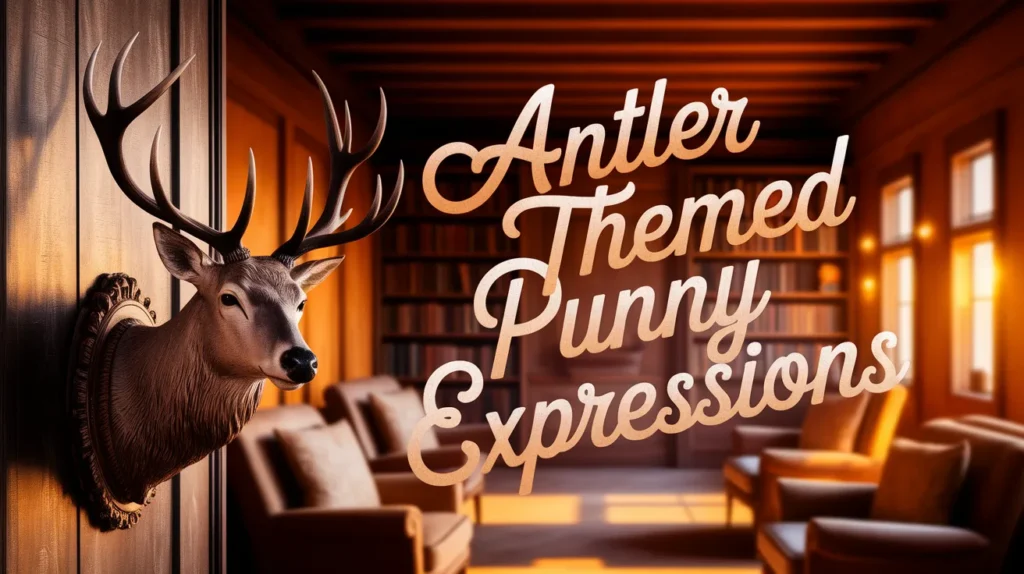 Antler Themed Punny Expressions