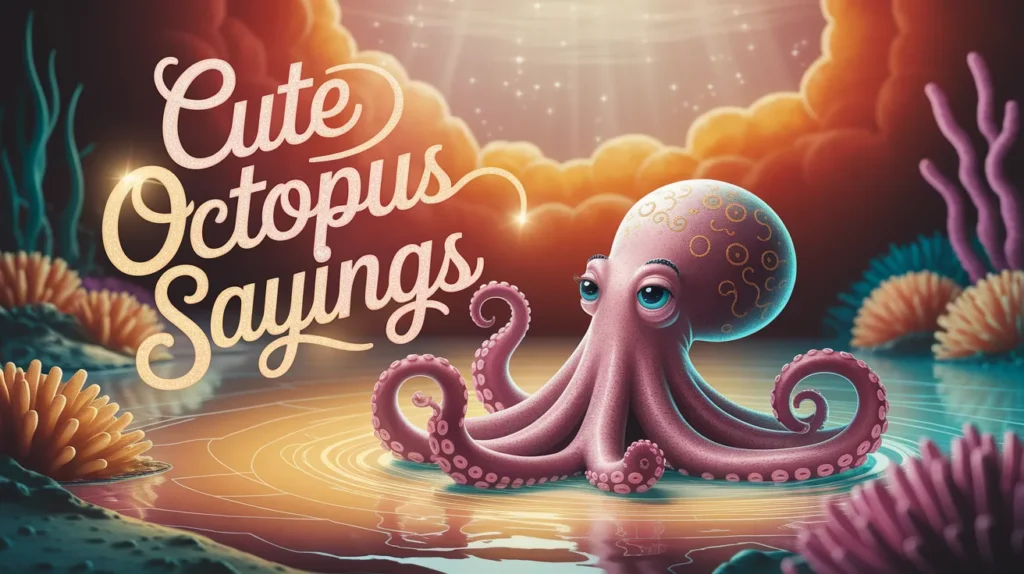 Cute Octopus Sayings