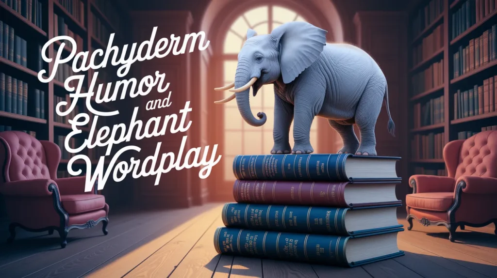 Pachyderm humor and elephant wordplay