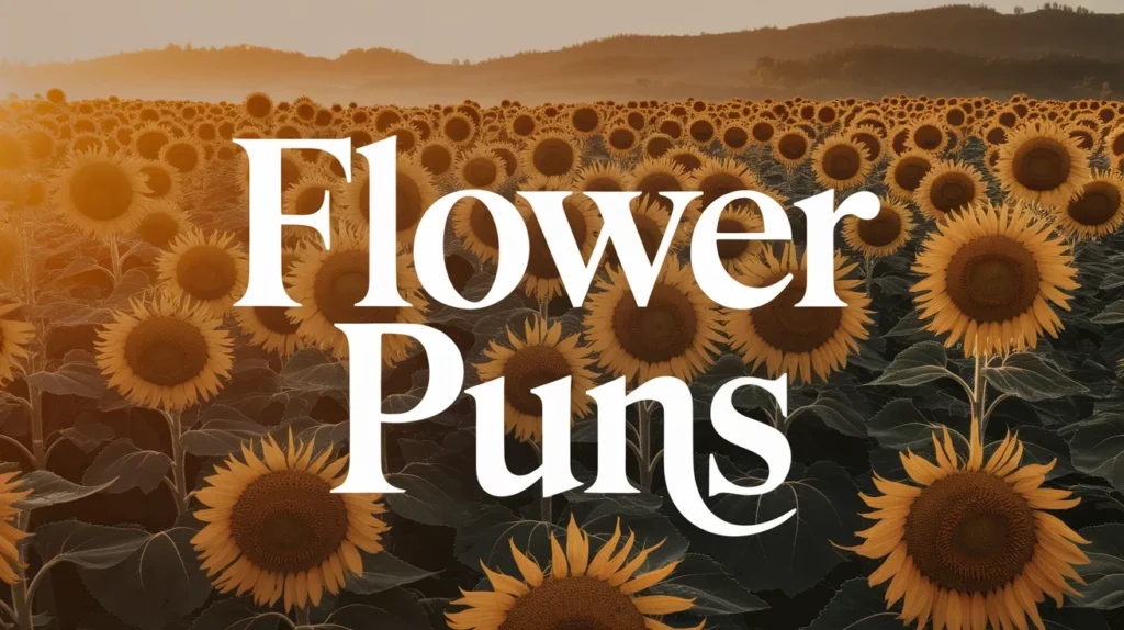 Flower Puns