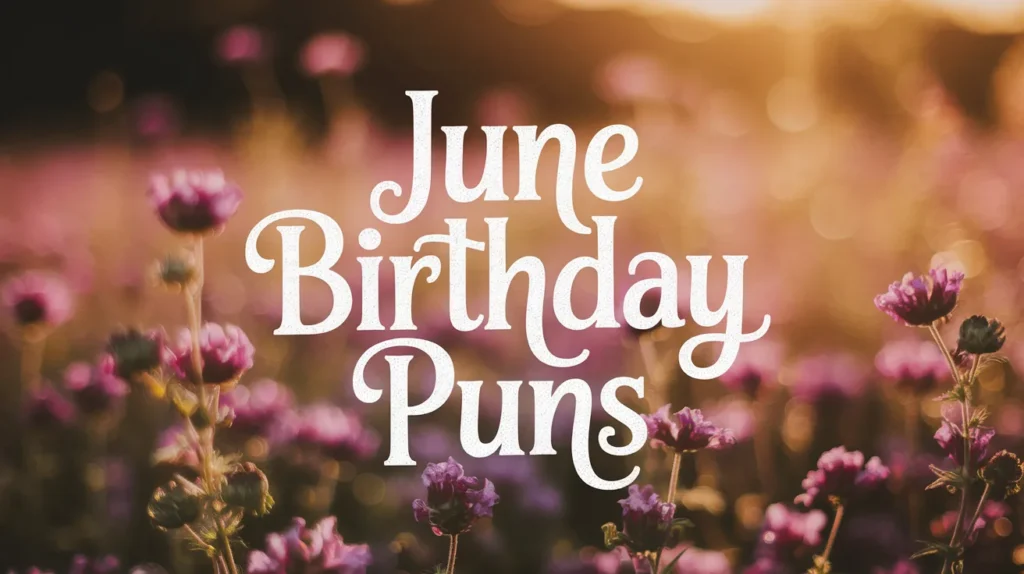 June Birthday Puns