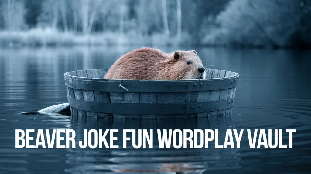 Beaver Joke Fun Wordplay Vault