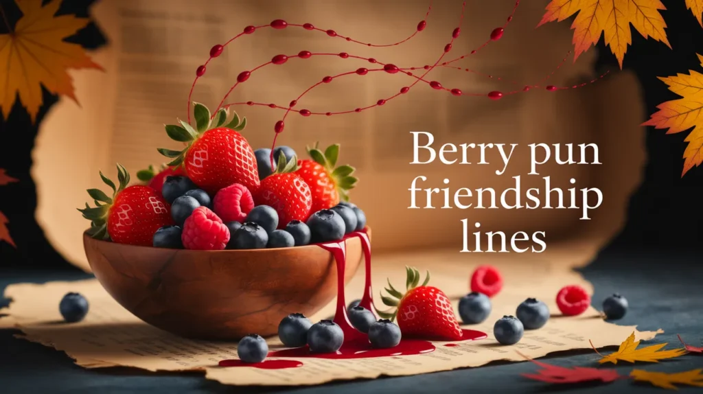 Berry pun friendship lines