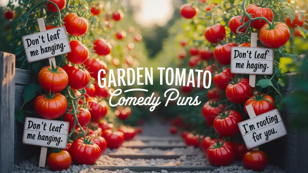garden tomato comedy puns