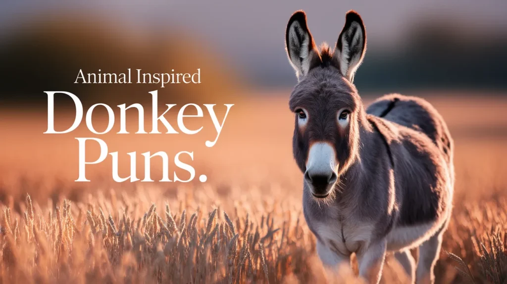 Animal Inspired Donkey Puns