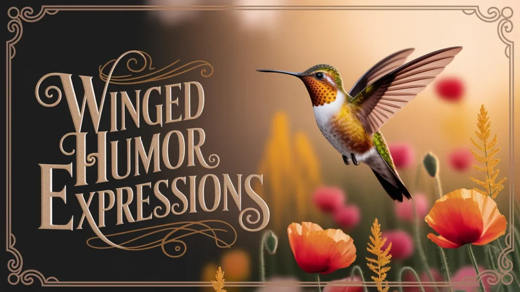 Winged humor expressions