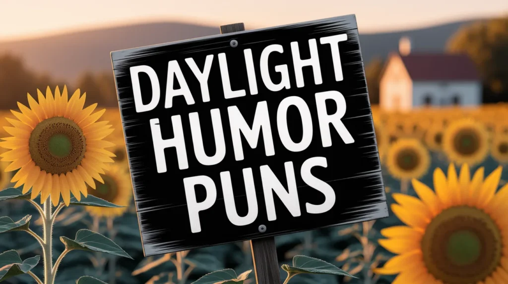 Daylight humor puns