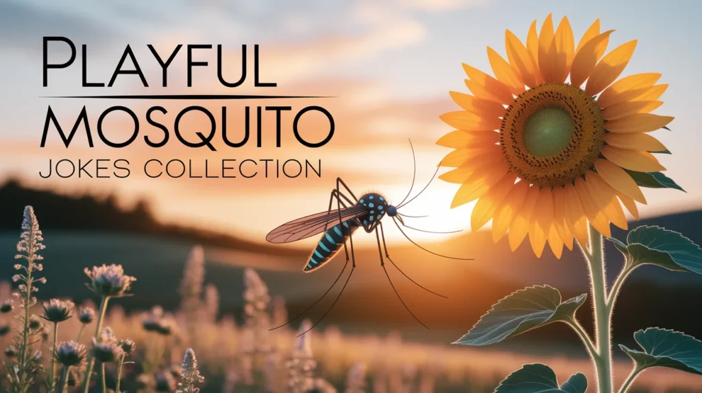 Playful mosquito jokes collection