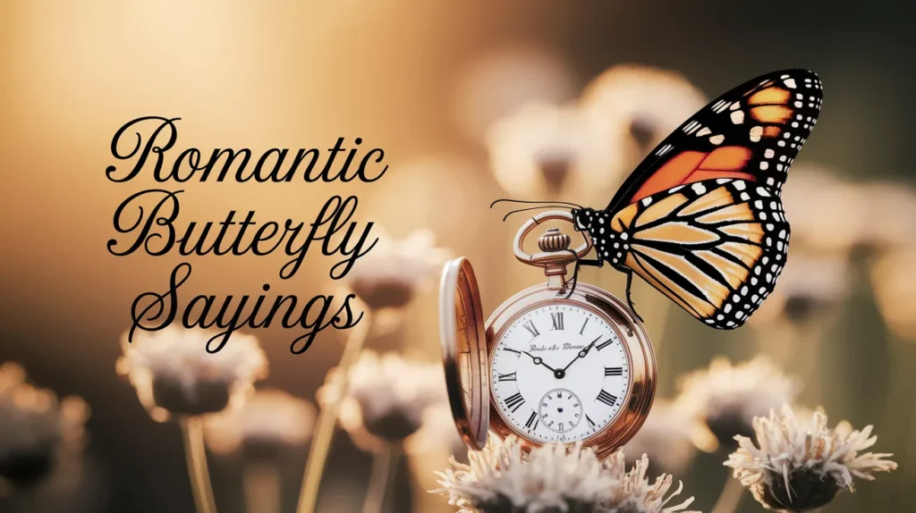 Romantic butterfly sayings
