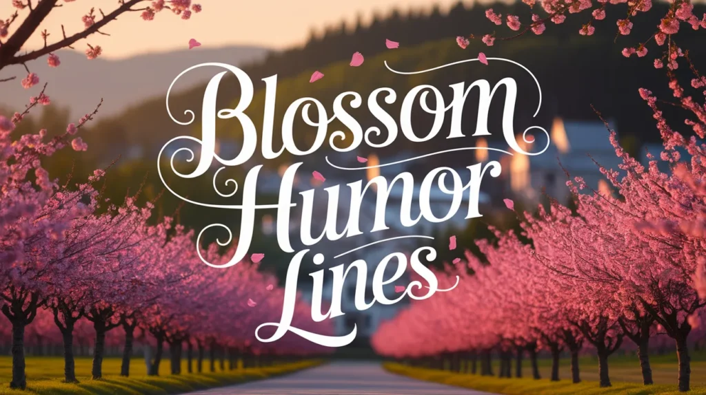 Blossom Humor Lines