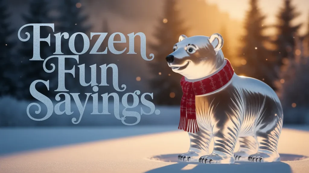 Frozen Fun Sayings