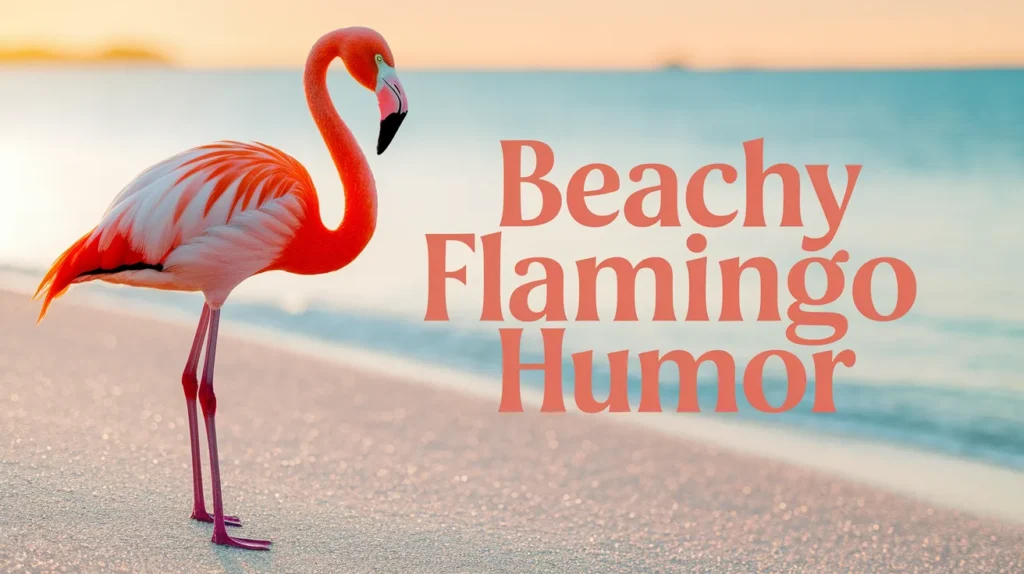 Beachy Flamingo Humor