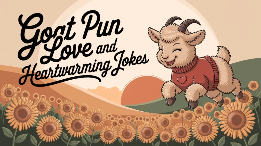 Goat pun love and heartwarming jokes