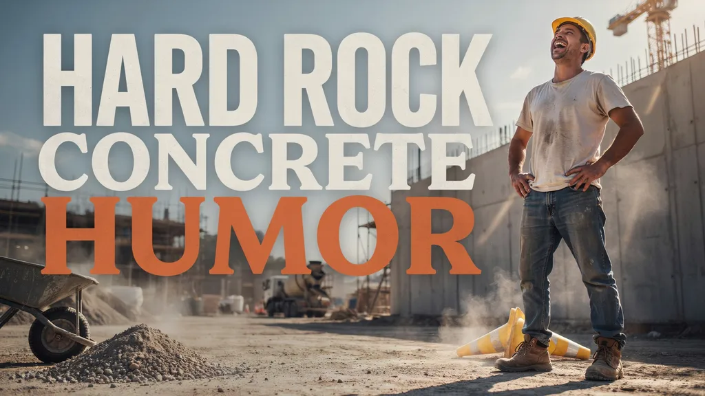 Hard rock concrete humor