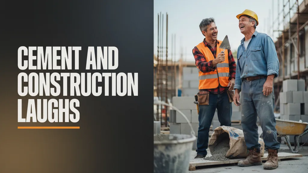 Cement and construction laughs